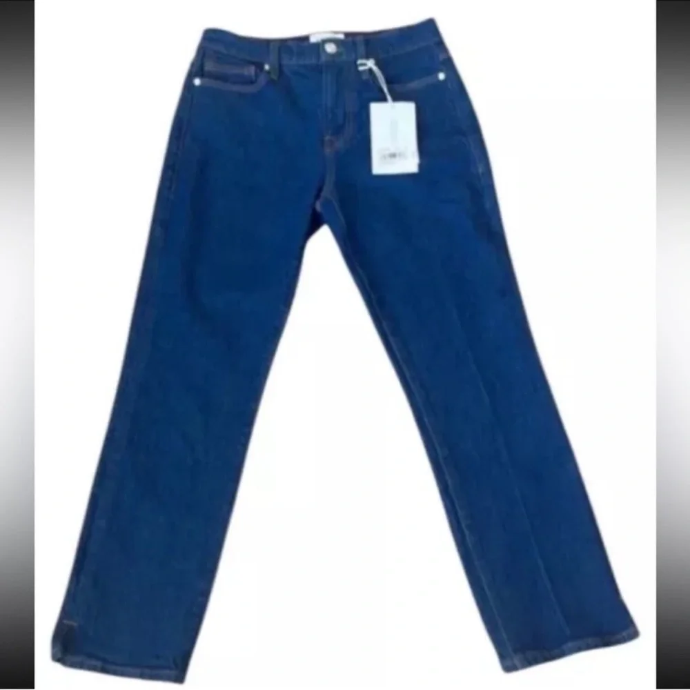 FRAME Le High Straight Jeans Adle Wash Size 27 NWT High Rise - Picture 2 of 10
